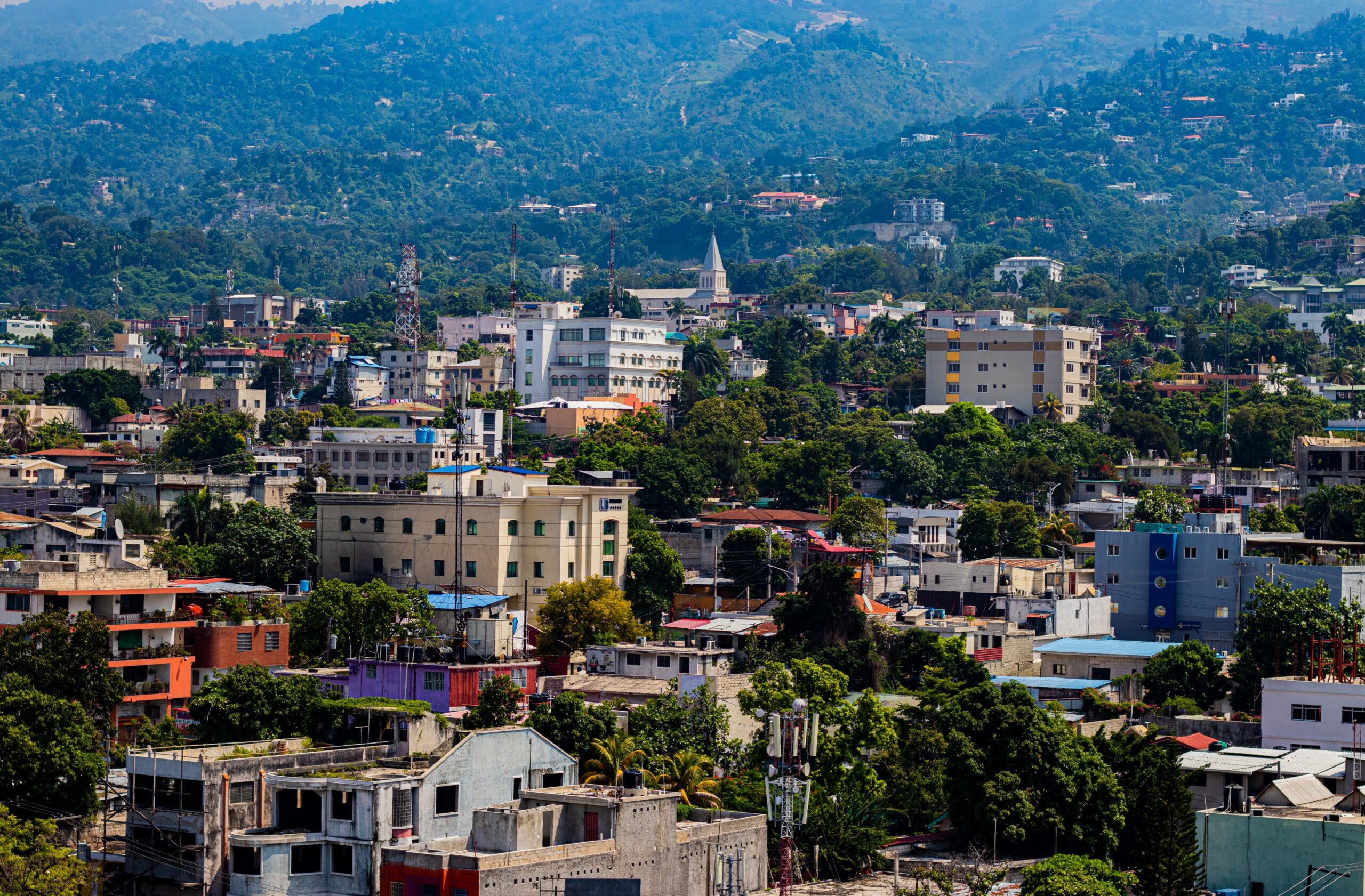 Haiti's capital and largest city, Port-au-Prince.